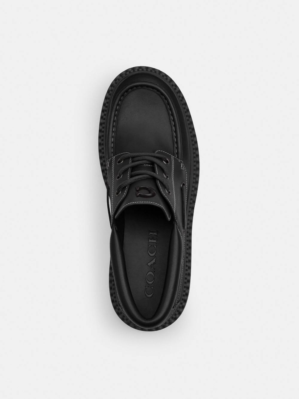 Coach Outlet Men's Lug Sole Boat Shoe Size 10 - Picture 3 of 3